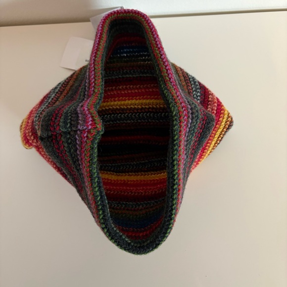 The Scarf Company Made In Scotland, 100% Lambswool Multicolored Beanie, OS, NWT - Picture 8 of 9
